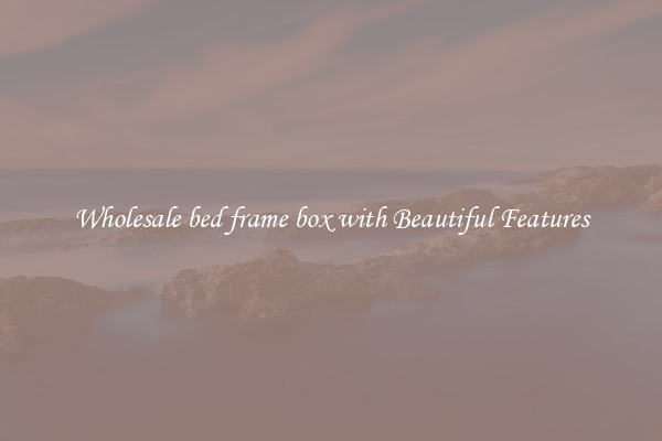 Wholesale bed frame box with Beautiful Features