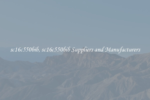 sc16c550bib, sc16c550bib Suppliers and Manufacturers