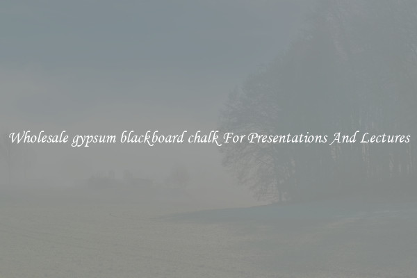 Wholesale gypsum blackboard chalk For Presentations And Lectures