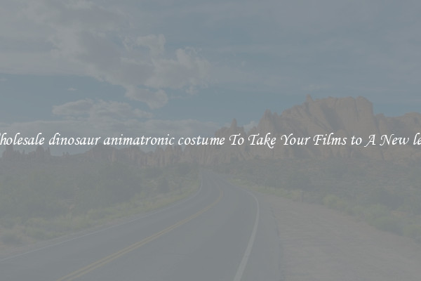 Wholesale dinosaur animatronic costume To Take Your Films to A New level
