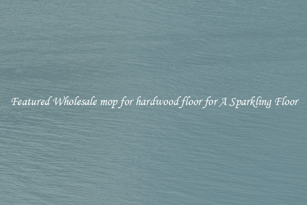 Featured Wholesale mop for hardwood floor for A Sparkling Floor
