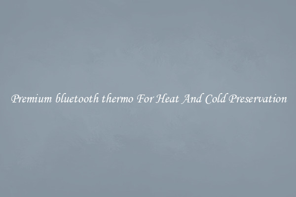 Premium bluetooth thermo For Heat And Cold Preservation
