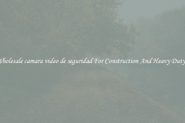 Buy Wholesale camara video de seguridad For Construction And Heavy Duty Work