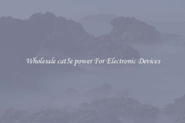 Wholesale cat5e power For Electronic Devices